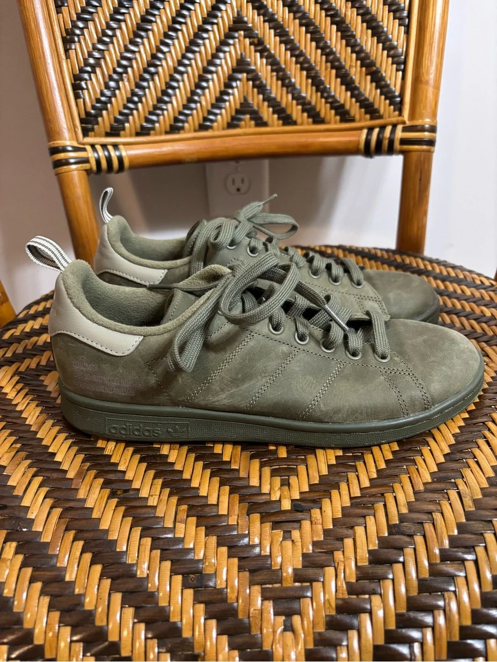 Adidas Stan Smith Winterized Raw Khaki FZ3552 Sneakers 7 Men